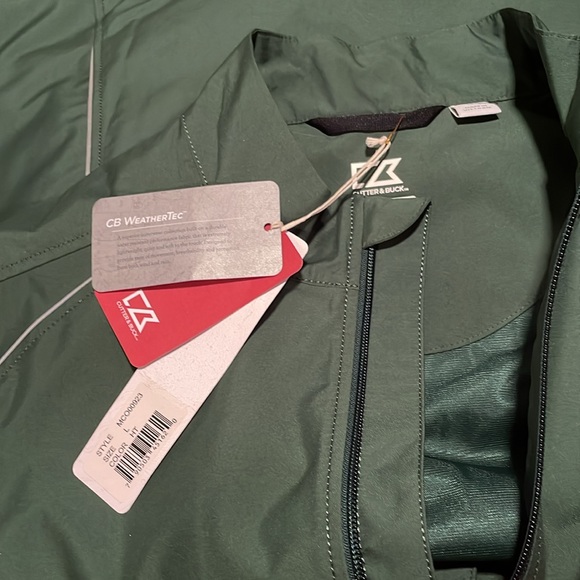 Cutter & Buck WeatherTec Green Jacket, L NWT - Picture 10 of 11